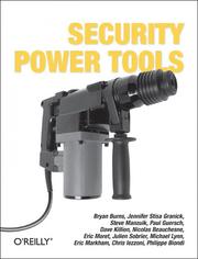 Cover of: Security Power Tools by 