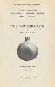 Cover of: The pomegranate