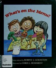 Cover of: What's on the menu?: food poems