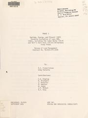 Cover of: Geology, energy and mineral (GEM) resource evaluation of Lava GRA, Idaho, including the Cedar Butte (33-4) and Hell's Half Acre (33-15) Wilderness Study Areas by R. S. Fredericksen, Greg Fernette