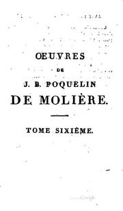 Cover of: Œuvres de Molière by Molière
