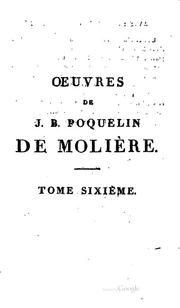 Cover of: Œuvres de Molière by Molière, Molière