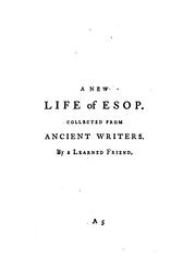 Cover of: Select Fables of Esop and Other Fabulists: In Three Books
