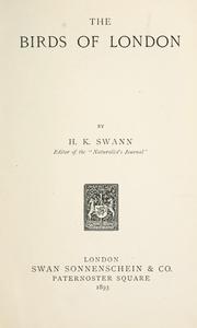 Cover of: The birds of London by H. Kirke Swann