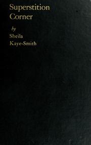 Cover of: Superstition corner by Sheila Kaye-Smith