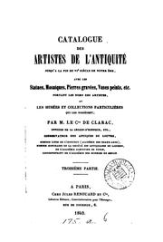 Cover of: Manuel de l'histoire de l'art chez les anciens [ed. by V.Texier].