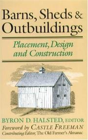 Cover of: Barns, sheds & outbuildings by Byron D. Halsted