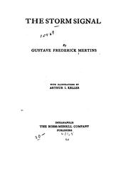 Cover of: The storm signal by Gustave Frederick Mertins