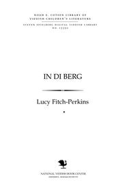 Cover of: In di berg