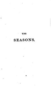 Cover of: The seasons, hymns, ode, and songs