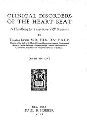 Cover of: Clinical Disorders of the Heart Beat