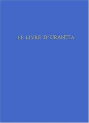 Cover of: Le Livre d'Urantia