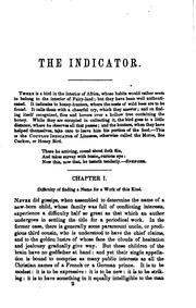 Cover of: The Indicatior: a miscellany for the fields and the fireside.