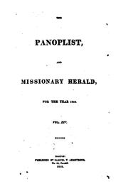 Cover of: The Panoplist and Missionary Herald by 