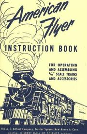 Cover of: American Flyer Instruction Book