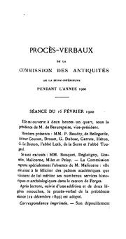 Cover of: Bulletin de la Commission des antiques de la Seine-Inferieur by Commission des antiquites du departement de la Seine -Inferieure, Rouen