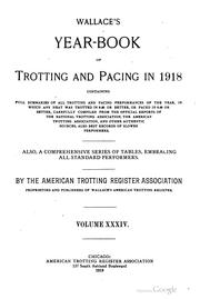 Cover of: Year book, trotting and pacing by United States Trotting Association, United States Trotting Association