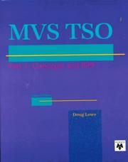 Cover of: Murach's MVS TSO by Doug Lowe, Doug Lowe