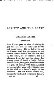 Cover of: beauty and the beast