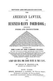 Cover of: The American Lawyer, and Business-man's Form-book
