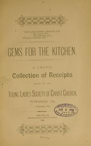 Cover of: Gems for the kitchen. by Towanda, Pa.