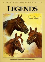 Cover of: Legends: Outstanding Quarter Horse Stallions and Mares