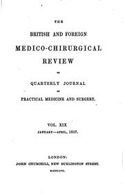 British and Foreign Medico-chirurgical Review by No name