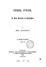 Cover of: Phoebe, junior
