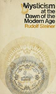 Cover of: Mysticism at the dawn of the modern age.