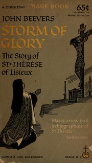Cover of: Storm of glory: St. Thérèse of Lisieux.