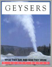 Cover of: Geysers: What They Are and How They Work