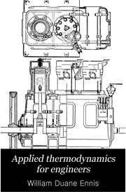 Cover of: Applied thermodynamics for engineers by William Duane Ennis