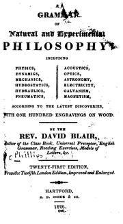 Cover of: A Grammar of Natural and Experimental Philosophy ...: With One Hundred Engravings on Wood. by Richard Phillips, Richard Phillips