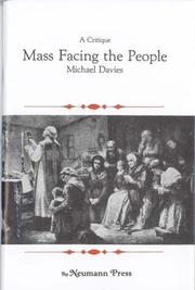 Cover of: Mass Facing The People