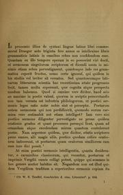 Cover of: De structura verborum cum praepositionibus compositorum quae exstant apud C. Valerium Flaccum, P. Papinium Statium, M. Valerium Martialem, commentatio academica