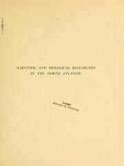 Cover of: Scientific and biological researches in the north Atlantic by R. Norris Wolfenden