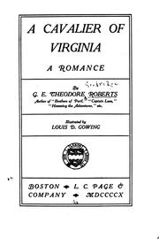 Cover of: A Cavalier of Virginia: A Romance