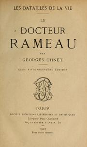 Cover of: Le docteur Rameau