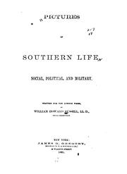 Cover of: Pictures of southern life, social, political, and military by written for the London Times, by William Howard Russell ...
