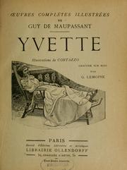Cover of: Yvette by Guy de Maupassant
