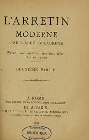 Cover of: L'Arrétin moderne