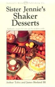 Cover of: Sister Jennie's Shaker desserts