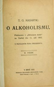 Cover of: O alkoholismu