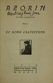 Cover of: El alma castellana