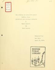 Cover of: The mit / bra new community report: working paper: employment and economic activity: i) topic reports ii) goal reports