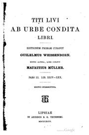 Cover of: Ab urbe condita libri. by Titus Livius