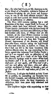 Cover of: A Review of the Excise-scheme: In Answer to a Pamphlet, Intitled The Rise and Fall of the Late ... by William Pulteney Earl of Bath