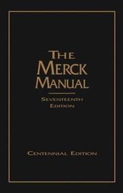 Cover of: The Merck Manual of Diagnosis and Therapy, 17th Edition (Centennial Edition) by 