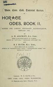 Odes, Book 2. by Horace