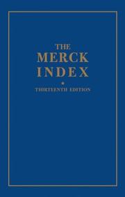 Cover of: The Merck index by senior editor, Maryadele J. O'Neil ... [et al.].